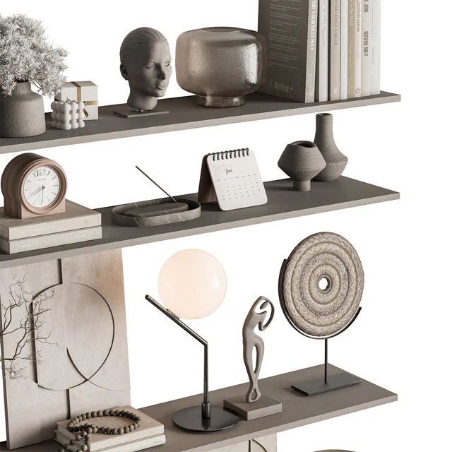 Decorative Set on Shelves 146 — Скачать