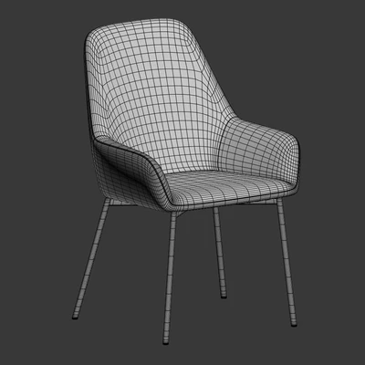 Evy II upholstered chair — Ver 2