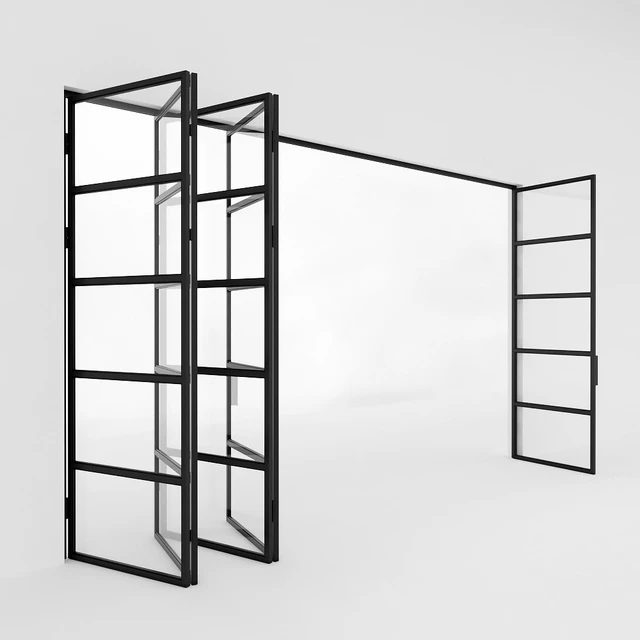 Metal door-accordion in the style of Loft 2 — Descargar