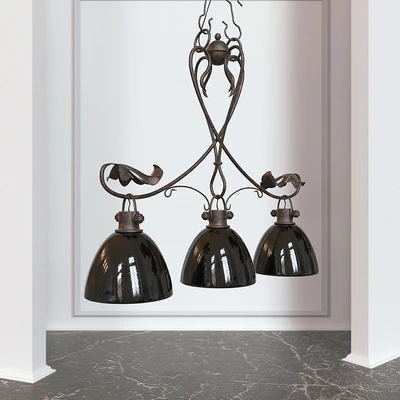 wrought iron chandelier hanging Grace — Ver 2