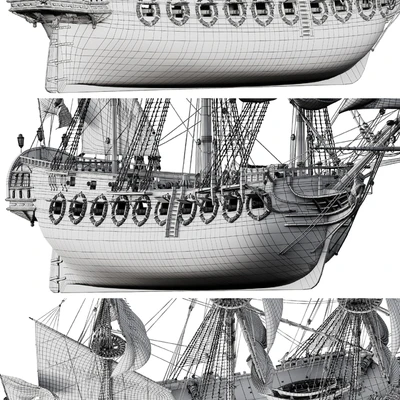 Sailing frigate Oliphant 1705 — Ver 2