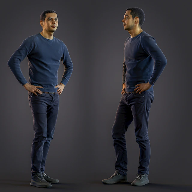 3d scan man 6 — Скачать