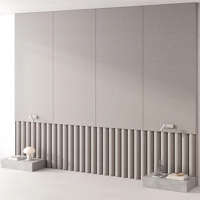 Bedroom headboard with Obello Table Lamp — Ver 2