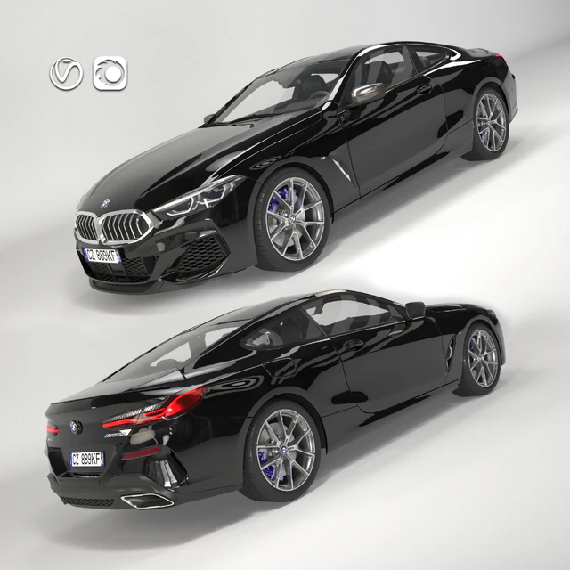 BMW 8 Series M850i coupe 2019 — Скачать