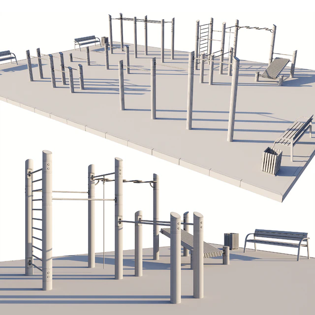 Workout sports ground. Playground — Descargar