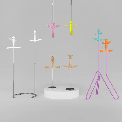 Clothes hanger; organizer for jewelry "Puppeteer" — Ver 2