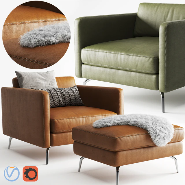 BoConcept Osaka Scandinavian Armchair — Descargar