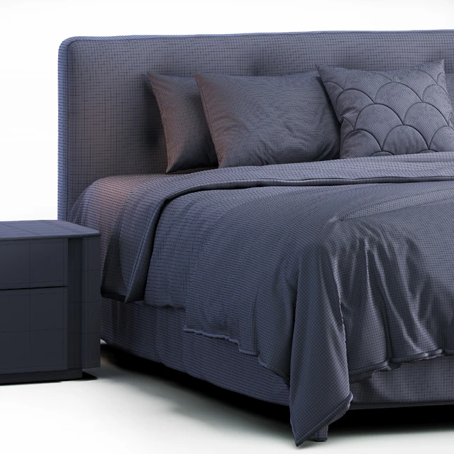 Minotti Bed Andersen — Скачать