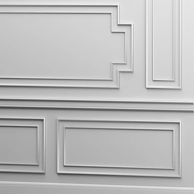 Wall panel - gypsum stucco molding — View 3