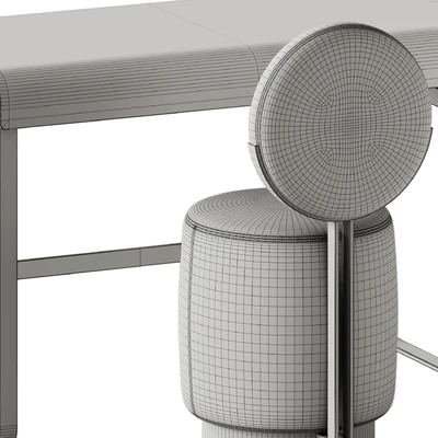 Alphabet Desk and Beauty Swivel Chair by Saba Italia — Вид 3