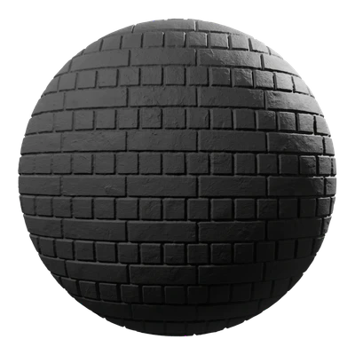 smooth english bond brick wall texture black — download