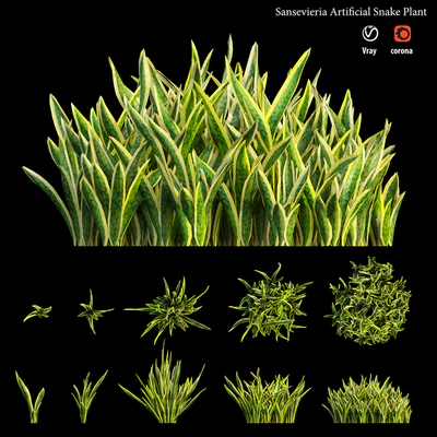 Sansevieria artificial snake plant — Ver 3