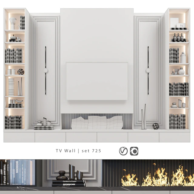 TV Wall | set 725 — Download