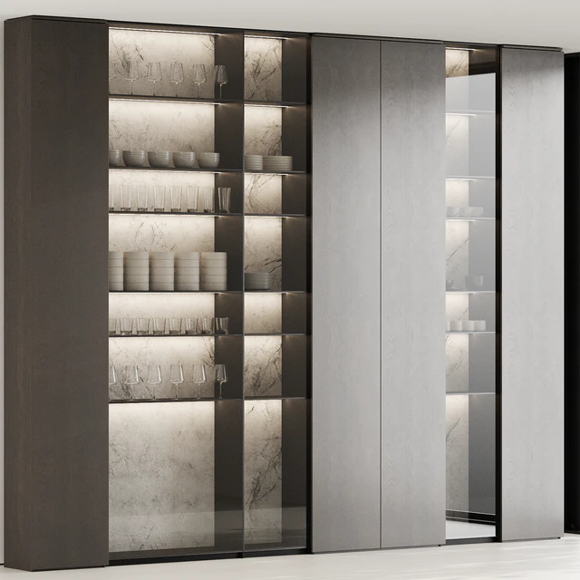 Wardrobe with dishes 005 — Descargar