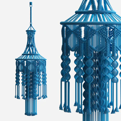 Chandelier macrame — Ver 1