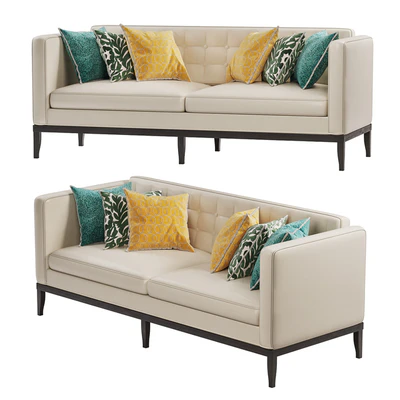 Chesterfield Sleeper Sofa Modern Gray Leather Old School S — Ver 1