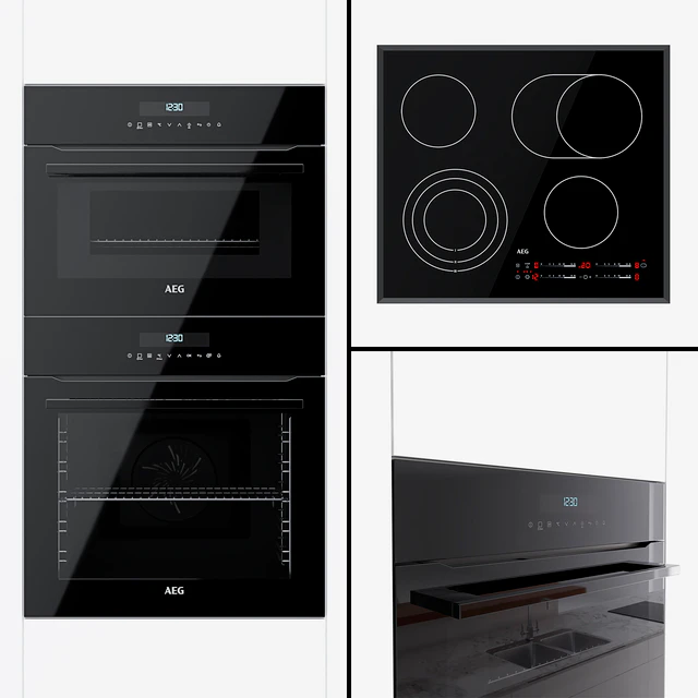AEG - an oven BPR742320B, a compact oven KMR721000B and a hob HK565407FB — Descargar