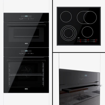 AEG - an oven BPR742320B, a compact oven KMR721000B and a hob HK565407FB — Descargar