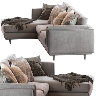 Zander 2 Piece Chaise Sectional — Ver 3