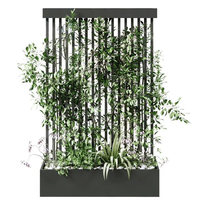 vertical plant in box set 124 — Descargar