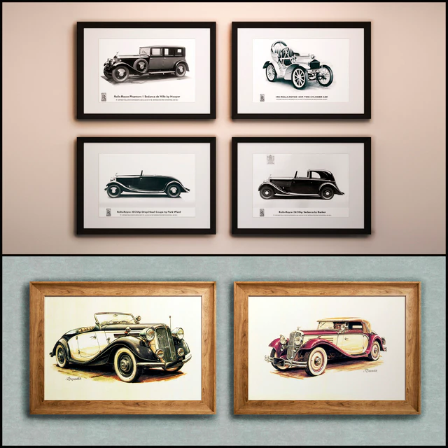 The picture in the frame: 15 piece (Collection 27) Auto theme — Descargar