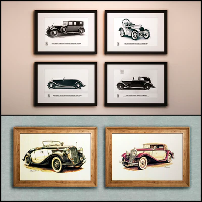 The picture in the frame: 15 piece (Collection 27) Auto theme — Ver 1