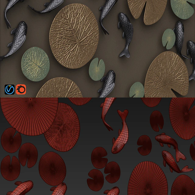 NAGA wall decor set 1 — Descargar