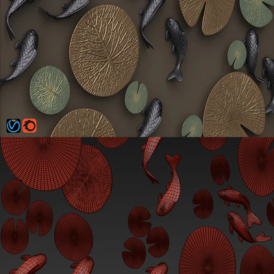 NAGA wall decor set 1 — Ver 2