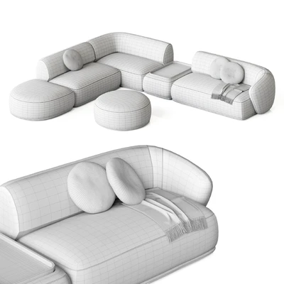 Rene Sofa by Meridiani Set 2 — Ver 2