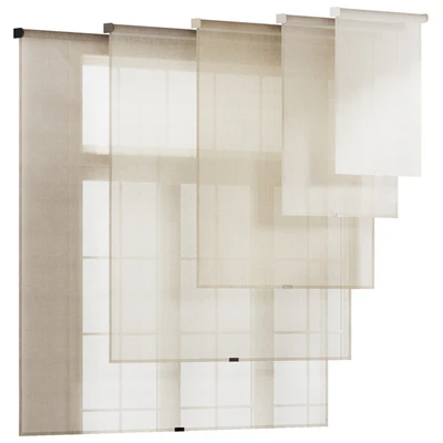 Linen Tulle Roller Blinds — Вид 1