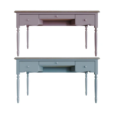 3-drawer writing desk Leblanc — Ver 3