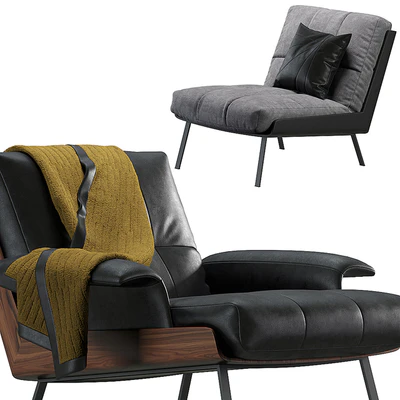 Daiki armchair by Minotti 2 version — Вид 2