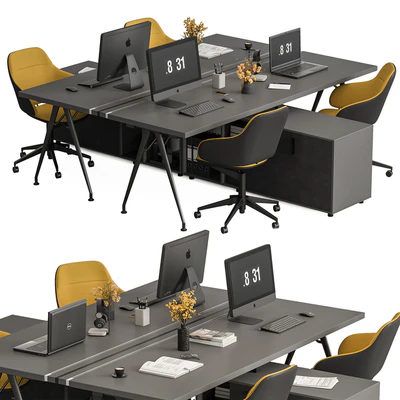 Employee Set - Office Furniture 380 — Ver 1
