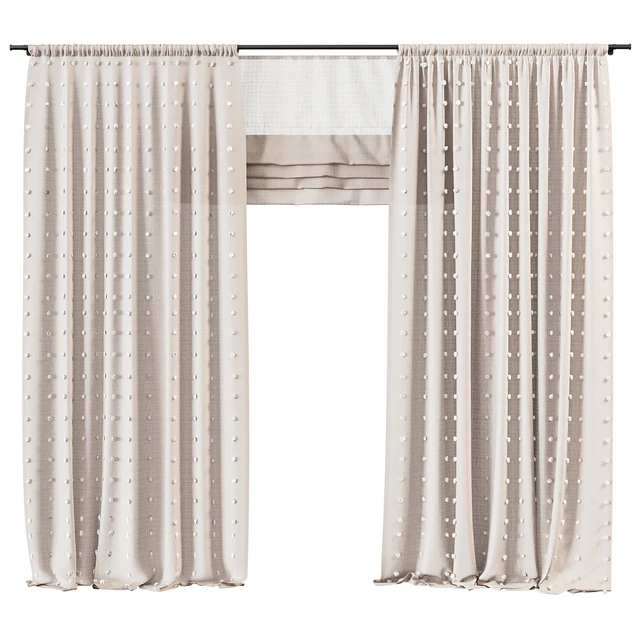 Curtains Pompons for the children`s room — Descargar