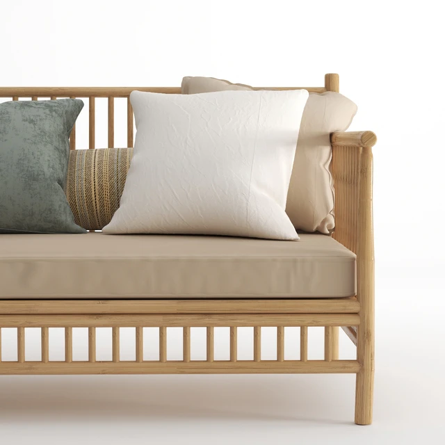 Exotan Bamboo Loungeset-garden bench-01 — Скачать
