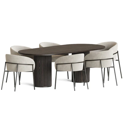 Rimo Chair Campbell Table Dining Set — Вид 2