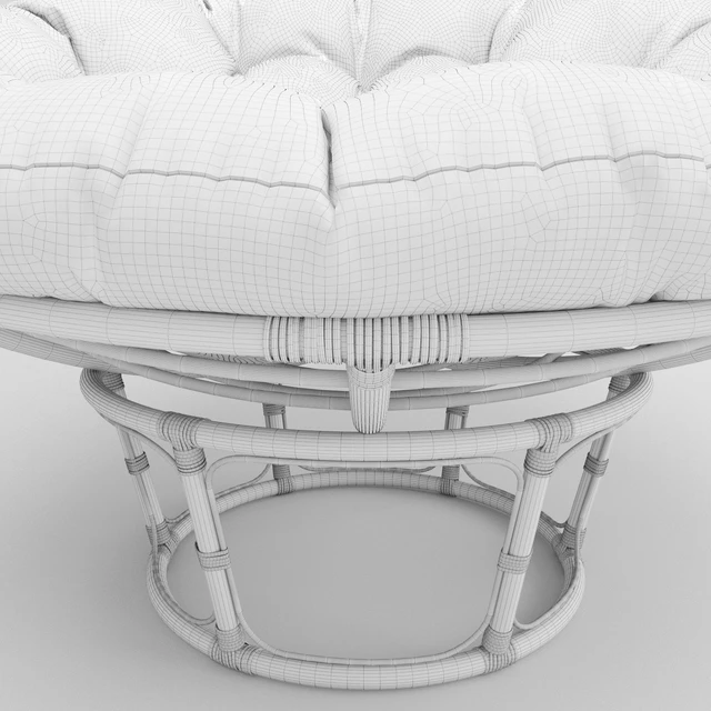 Papasan Taupe Chair — Descargar