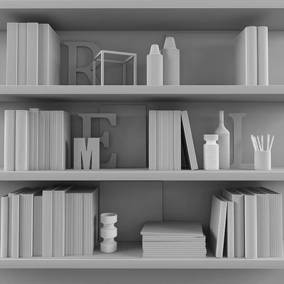 decorative set with books — Ver 2