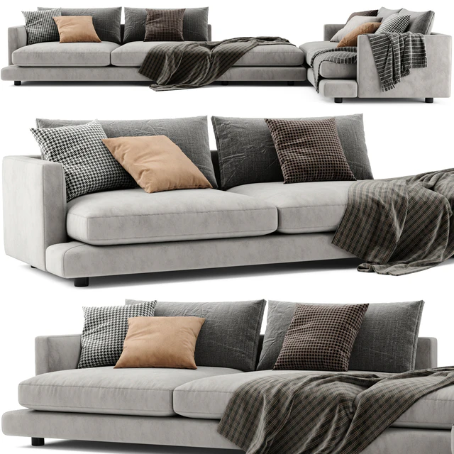 Flexform Long Island Sofa Set 01 — Descargar