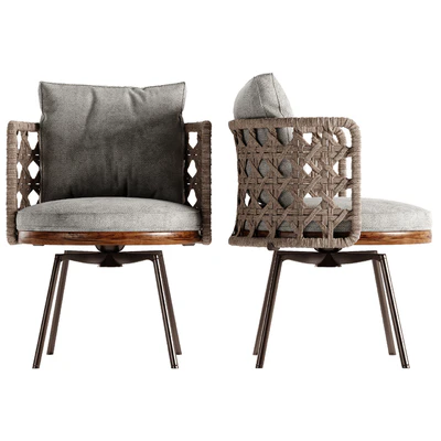Minotti Tor II Nest chair Marvin table set — Ver 2