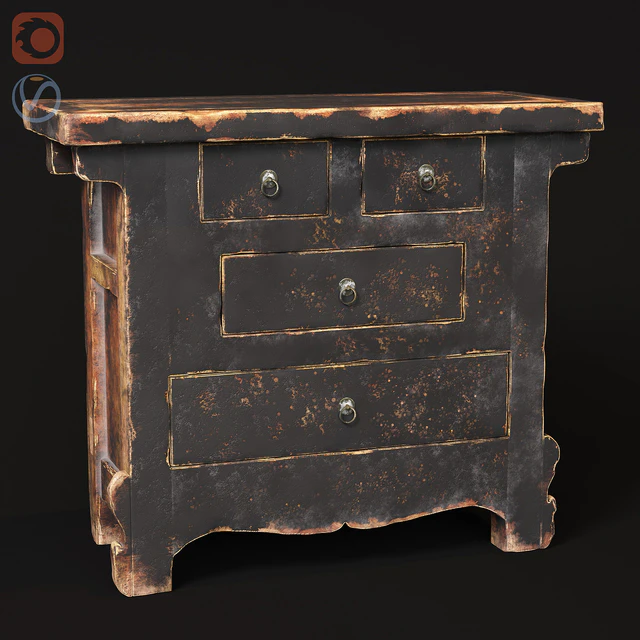 Rustic chest of drawers — Descargar