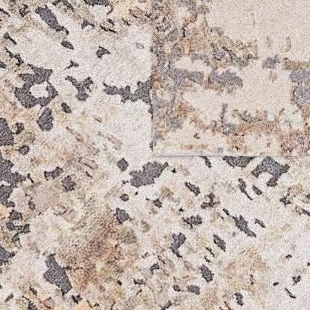 Индийский ковёр шерстяной  «CHROME GOLD»  ABSTRACT-1-MULTI — Скачать