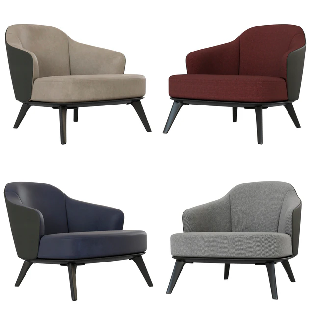Leslie Armchair Minotti — Скачать
