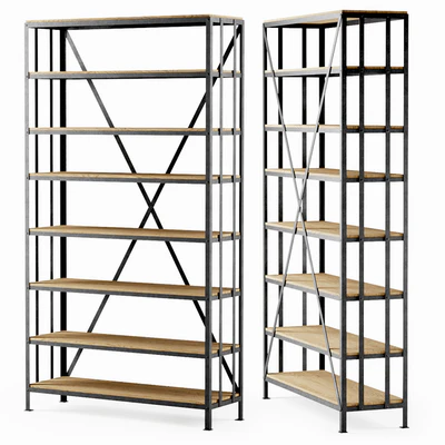 Large metal rack / Большой металлический стеллаж — Вид 1