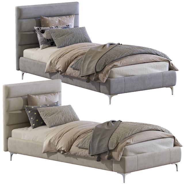 Кровать Pfeiffer Upholstered Bed — Скачать