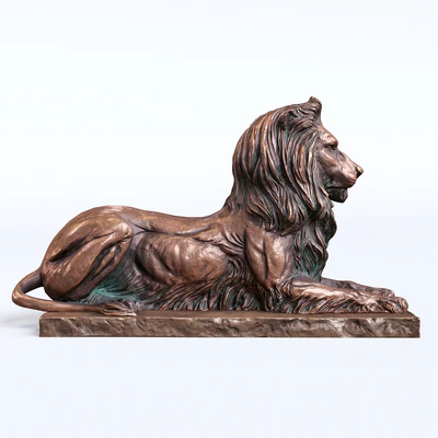 Lion Sculpture — Ver 3
