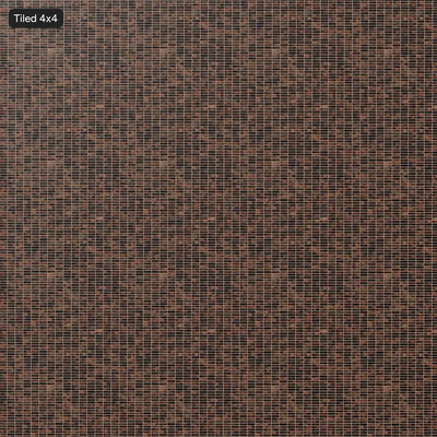smooth stack bond brick wall texture multicolored — View 3