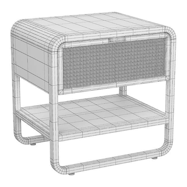 Crate and Barrel - Anaise Cane Nightstand — Скачать