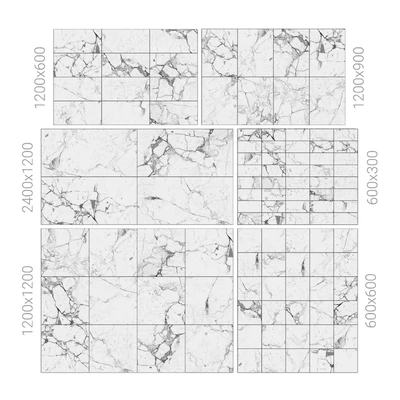 White marble tiles 4 — Вид 2