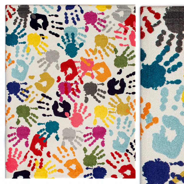 Ковер nuLOOM Pinkie Handprint Rug — Скачать